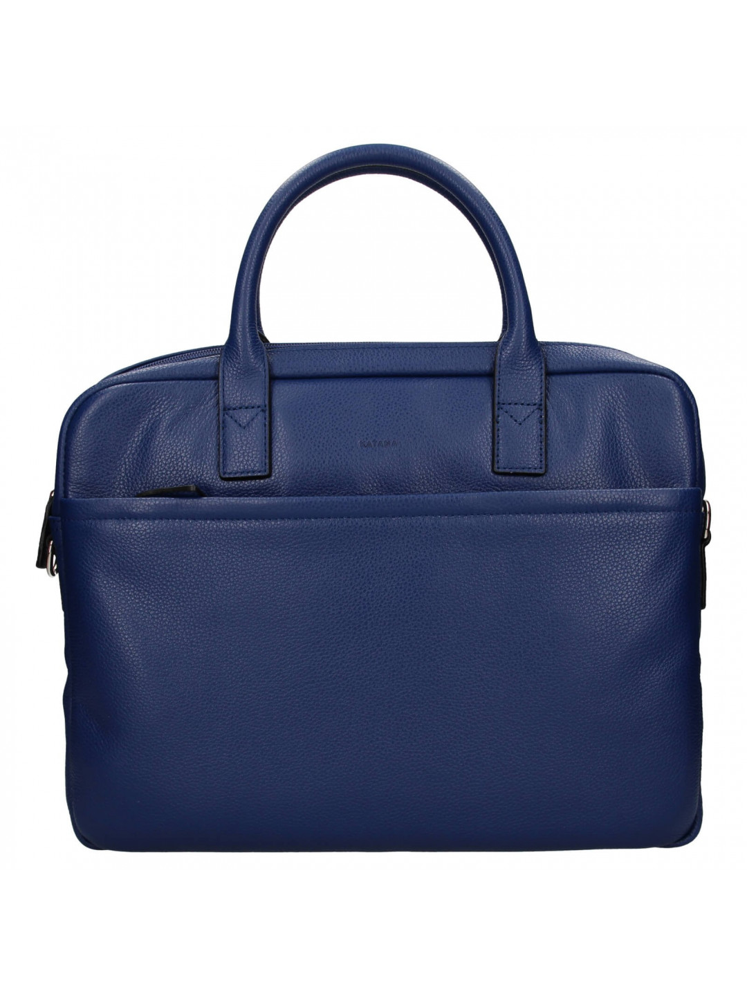 Kožená taška na notebook Katana Talin – světle modrá